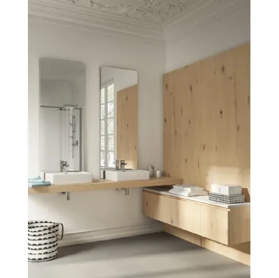 Mobile da Bagno sospeso Wood Mood 060 di Linea3