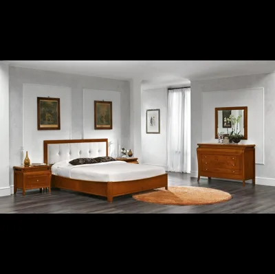 Letto Sogni in ecopelle e legno di Dal Cin